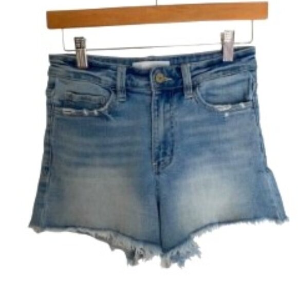 Vervet Super High Rise Denim Shorts with Stretch Small - Picture 1 of 4